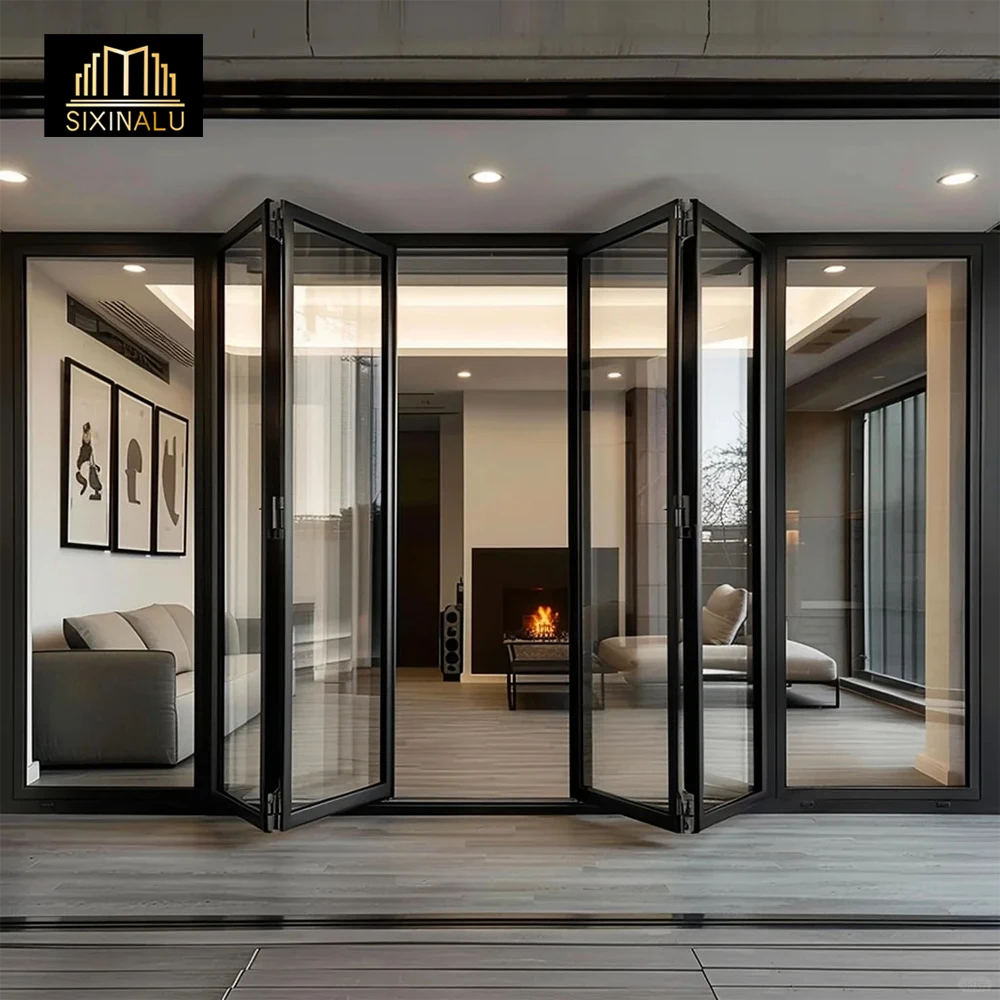 Sixinalu Accordion Folding Doors Front Exterior Interior Sliding With Screen Door Aluminum Double Glass Garden Home Decor Custom
Sixinalu Accordion Folding Doors Front Exterior Interior Sliding With Screen Door Aluminum Double Glass Garden Home Decor Custom