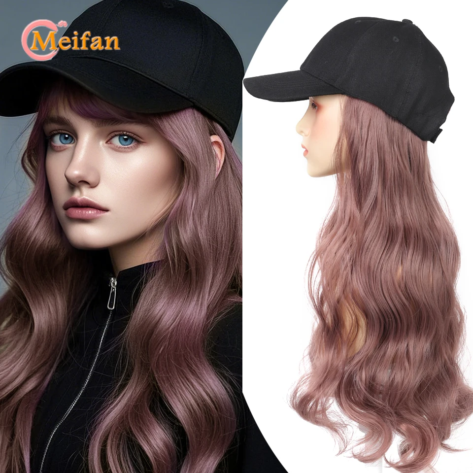 Long Wavy Curly Hat Wig Synthetic Wig with Baseball Cap Hair extensions Hat Wigs Bone Black Natural Connect Wig for women
Long Wavy Curly Hat Wig Synthetic Wig with Baseball Cap Hair extensions Hat Wigs Bone Black Natural Connect Wig for women