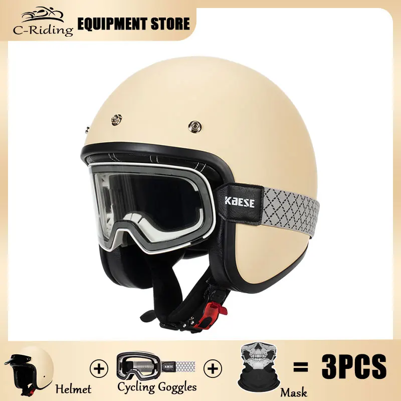 Egg Shell White with Magnetic Photochromic Lenses Open Face Motorcycle Helmet Retro Scooter Riding 3/4 Jet Casco Moto Capacete
Egg Shell White with Magnetic Photochromic Lenses Open Face Motorcycle Helmet Retro Scooter Riding 3/4 Jet Casco Moto Capacete