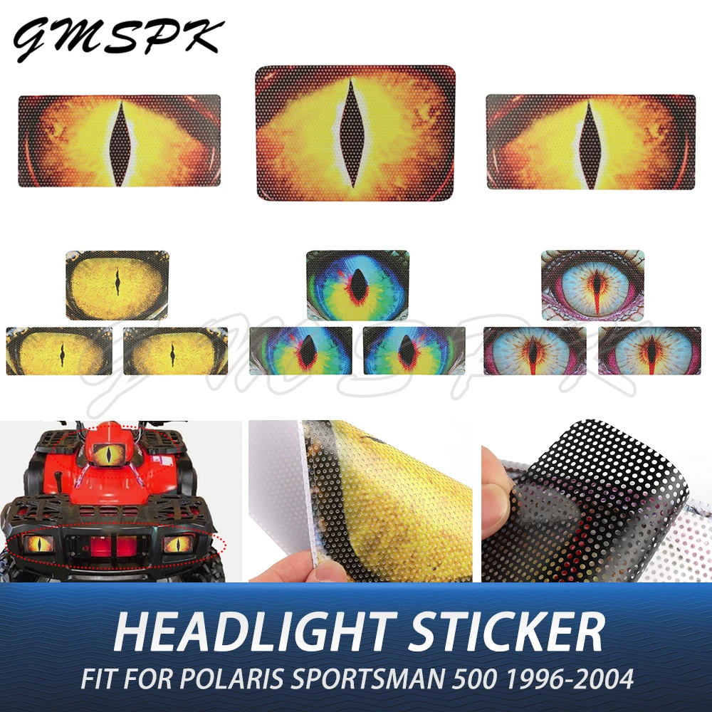 Headlight Protective Sticker Fit for Polaris Sportsman 500 1996-2004 ATV Front Head Lamp Light Eyes Decals Decorative Stickers
Headlight Protective Sticker Fit for Polaris Sportsman 500 1996-2004 ATV Front Head Lamp Light Eyes Decals Decorative Stickers