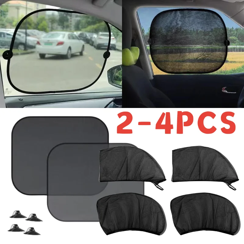 2-4pcs Car Window Mesh Sunshade With Suction Cup Universal Foldable Heat Block Anti-Mosquito Cover Easy Install UV Block Curtain
2-4pcs Car Window Mesh Sunshade With Suction Cup Universal Foldable Heat Block Anti-Mosquito Cover Easy Install UV Block Curtain