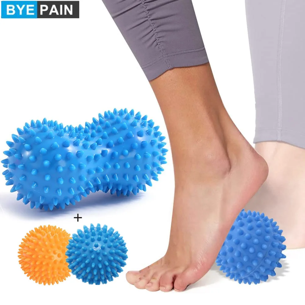 BYEPAIN 1Set Spiky Massage Ball PVC Sports Yoga Trigger Point Massage Hand Ball Foot Massage Plantar Fasciitis Pain Relief
BYEPAIN 1Set Spiky Massage Ball PVC Sports Yoga Trigger Point Massage Hand Ball Foot Massage Plantar Fasciitis Pain Relief