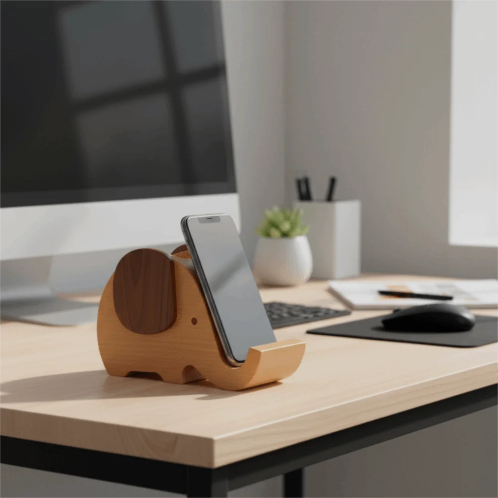 Wooden Craft Wooden Elephant Desk Organizer Multipurpose Creative Design Phone Stand Desktop Ornament Pen Holder Home
Wooden Craft Wooden Elephant Desk Organizer Multipurpose Creative Design Phone Stand Desktop Ornament Pen Holder Home