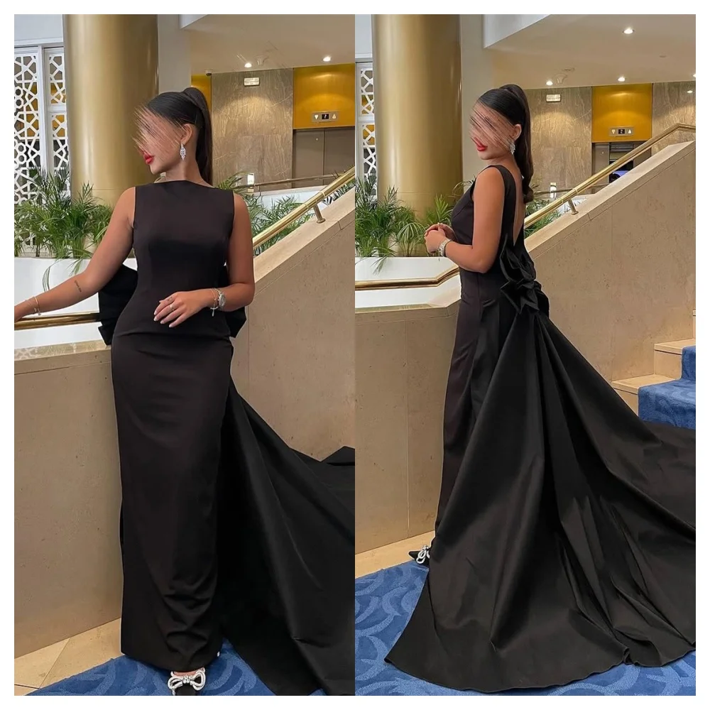 Customized Modern Black Evening Dress High Quality Square Collar Spaghetti Straps Sleeveless Party Dress Classic Prom
Customized Modern Black Evening Dress High Quality Square Collar Spaghetti Straps Sleeveless Party Dress Classic Prom
