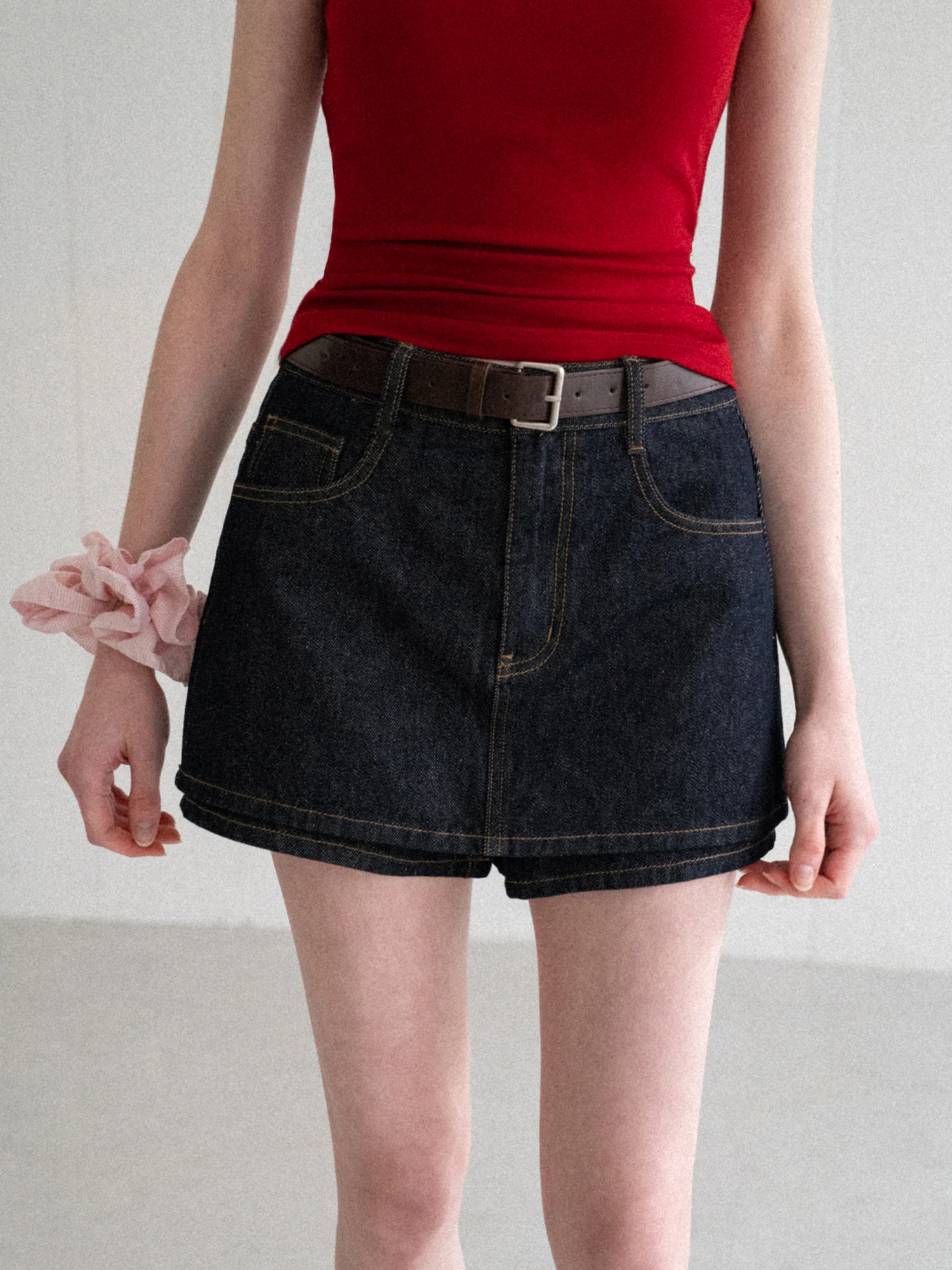 High Waist Short A-Line Skirt Denim Eggka Women's Spring Summer Fashion Polyester Fiber Cotton Blend Button Closure
High Waist Short A-Line Skirt Denim Eggka Women's Spring Summer Fashion Polyester Fiber Cotton Blend Button Closure