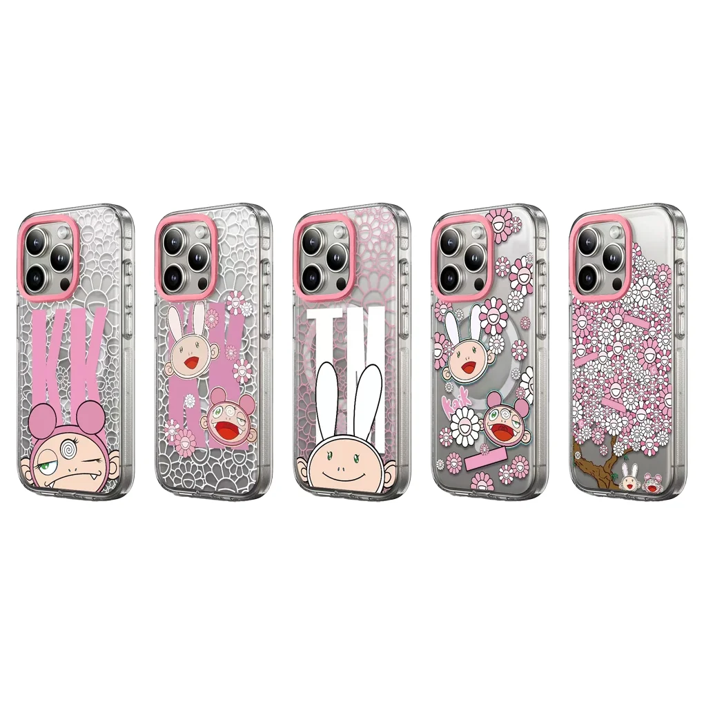 Flowers Cartoon Pink Lens Frame Transparent Border Magnetic Phone Case Cover for IPhone 16 15 Pro Max Case
Flowers Cartoon Pink Lens Frame Transparent Border Magnetic Phone Case Cover for IPhone 16 15 Pro Max Case