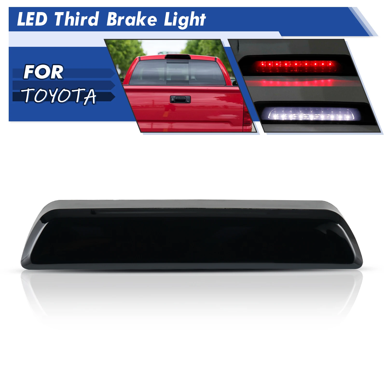 1 шт. светодиодный красный автомобильный стоп-сигнал с высоким креплением, светодиодный 3RD стоп задний ход, дымчатый для Toyota Tundra 2007-2021
1 шт. светодиодный красный автомобильный стоп-сигнал с высоким креплением, светодиодный 3RD стоп задний ход, дымчатый для Toyota Tundra 2007-2021
