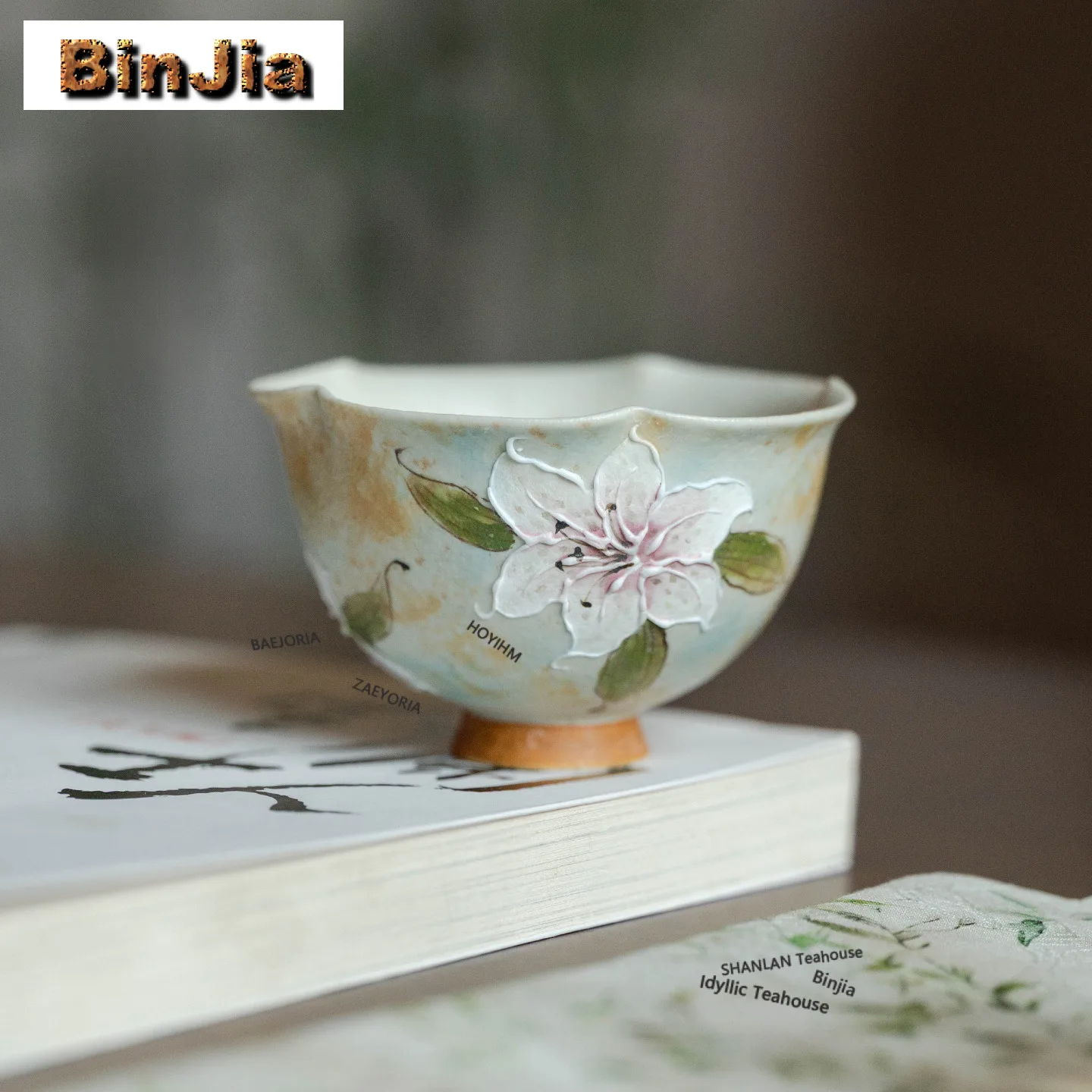 100ml Hand-painted Lily Teacup Traditional Tea Bowl Single Cups Tea-tasting Fragrance Cup Jianzhan Master Cups Household Cha
100ml Hand-painted Lily Teacup Traditional Tea Bowl Single Cups Tea-tasting Fragrance Cup Jianzhan Master Cups Household Cha