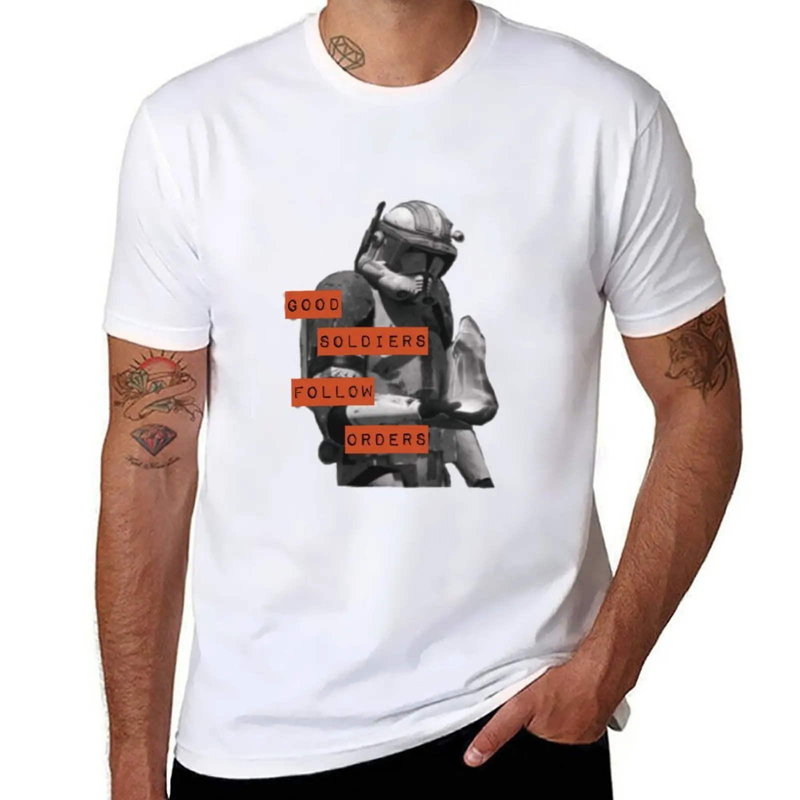 Good Soldiers Follow Orders - Commander Cody T-Shirt man t shirt designer cotton t shirt pack T-Shirt
Good Soldiers Follow Orders - Commander Cody T-Shirt man t shirt designer cotton t shirt pack T-Shirt
