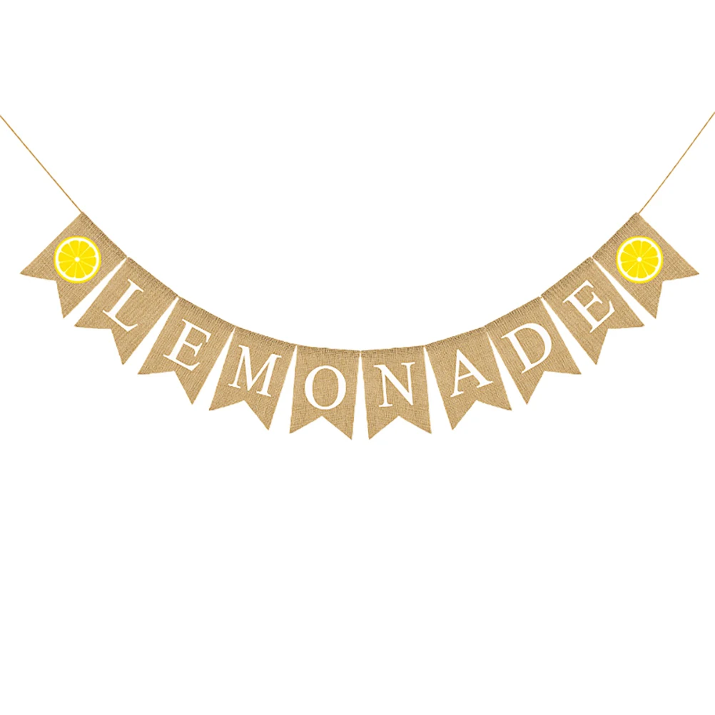Lemon Slice Swallowtail Banner Party Bunting Linen Decorative Decoration Burlap Home Kitchen Fireplace Door Stairs Easy Assembly
Lemon Slice Swallowtail Banner Party Bunting Linen Decorative Decoration Burlap Home Kitchen Fireplace Door Stairs Easy Assembly