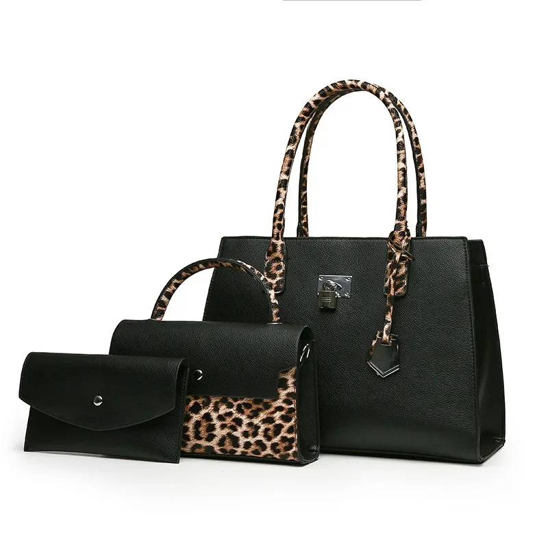 three pieces women's Composite bag Trendy Celebrity Shoulder Handbag New Large Capacity Leopard Print Women's Suit Bag
three pieces women's Composite bag Trendy Celebrity Shoulder Handbag New Large Capacity Leopard Print Women's Suit Bag