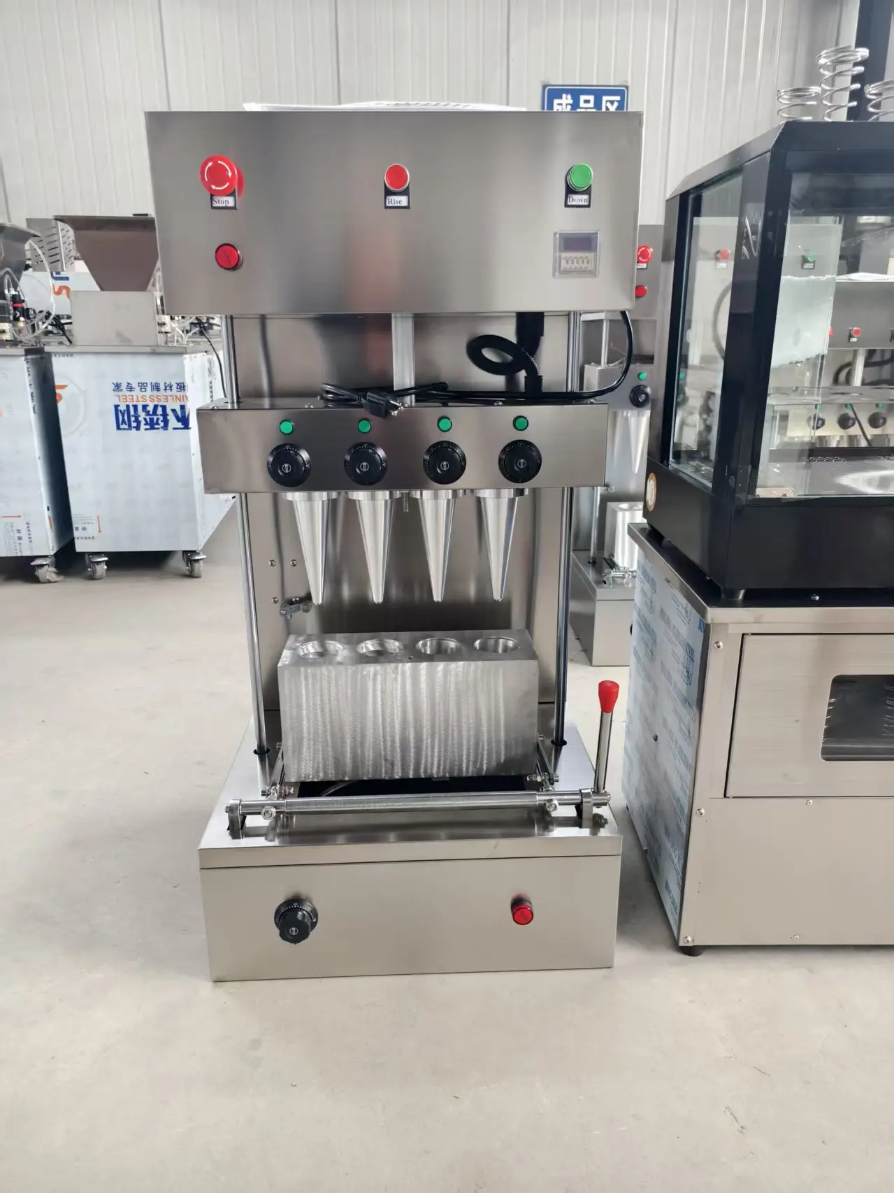 New Automatic Mini DIY Edible Soft Waffle Wafer Biscuit Cup Ice Cream Cone Maker Pizza Cone Machine for Trade
New Automatic Mini DIY Edible Soft Waffle Wafer Biscuit Cup Ice Cream Cone Maker Pizza Cone Machine for Trade