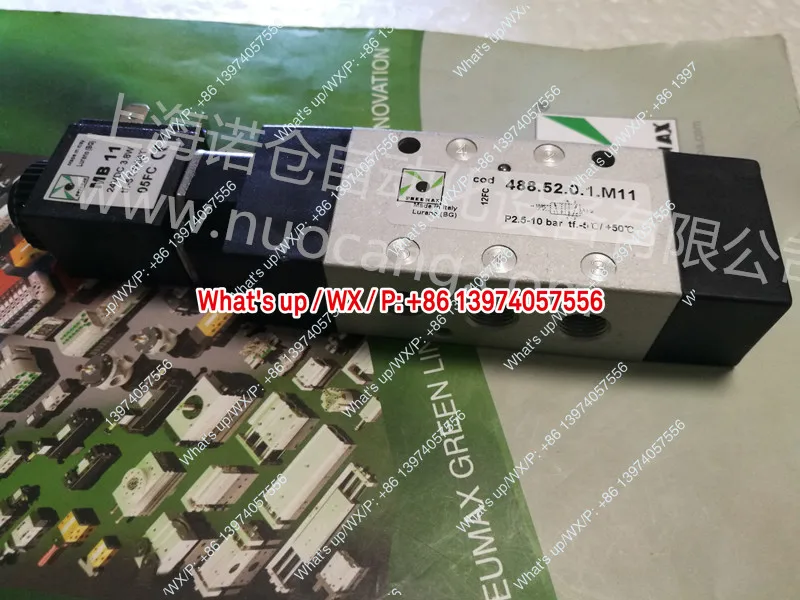 1 piece 488.52.0.1. M11 solenoid valve for ship woodworking engine pump control valve
1 piece 488.52.0.1. M11 solenoid valve for ship woodworking engine pump control valve