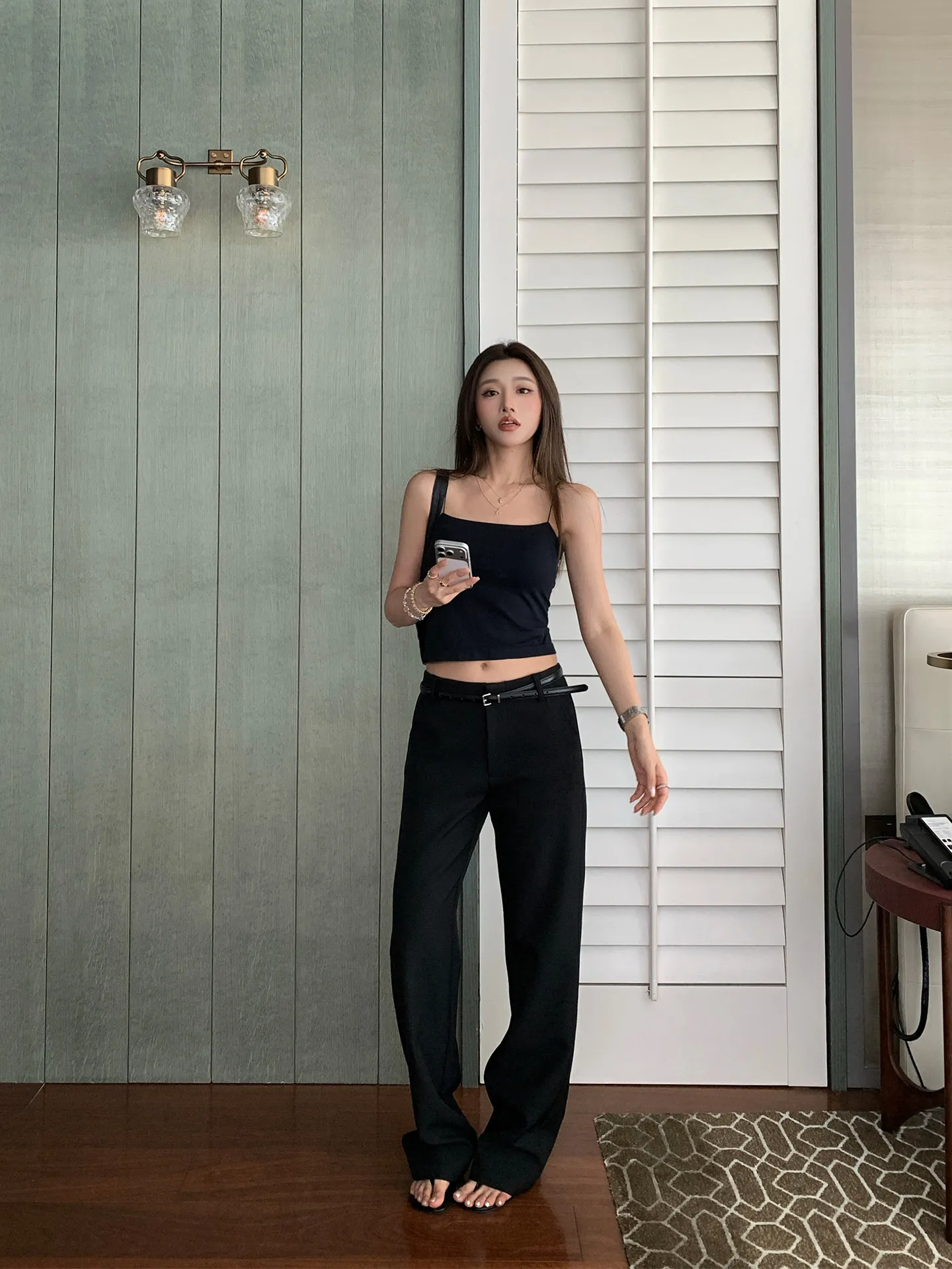 Black Casual Straight Leg Suit Pants for Women Spring 2026 New Arrival Comfortable Breathable Polyester Fiber Natural Waist
Black Casual Straight Leg Suit Pants for Women Spring 2026 New Arrival Comfortable Breathable Polyester Fiber Natural Waist