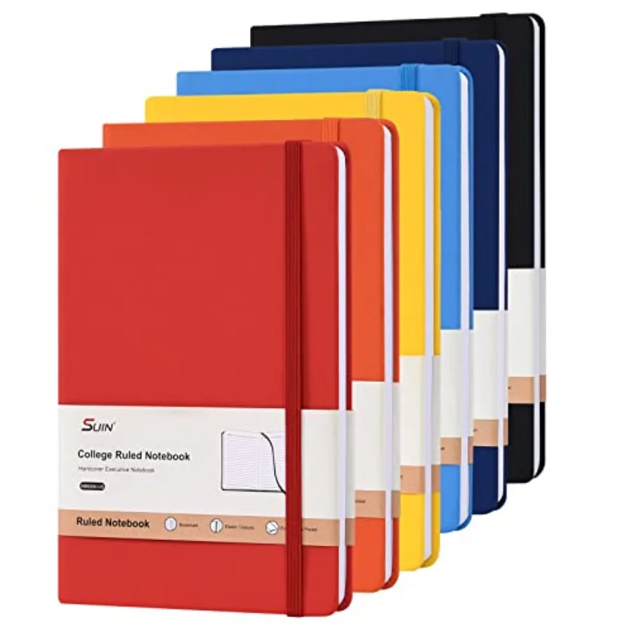 Hardcover-Journal-Notebooks, A5 Lined Journals Notebook for Writing 200 Pages, 8.2 x 5.5 inch, Classic Ruled Notebooks for Work
Hardcover-Journal-Notebooks, A5 Lined Journals Notebook for Writing 200 Pages, 8.2 x 5.5 inch, Classic Ruled Notebooks for Work