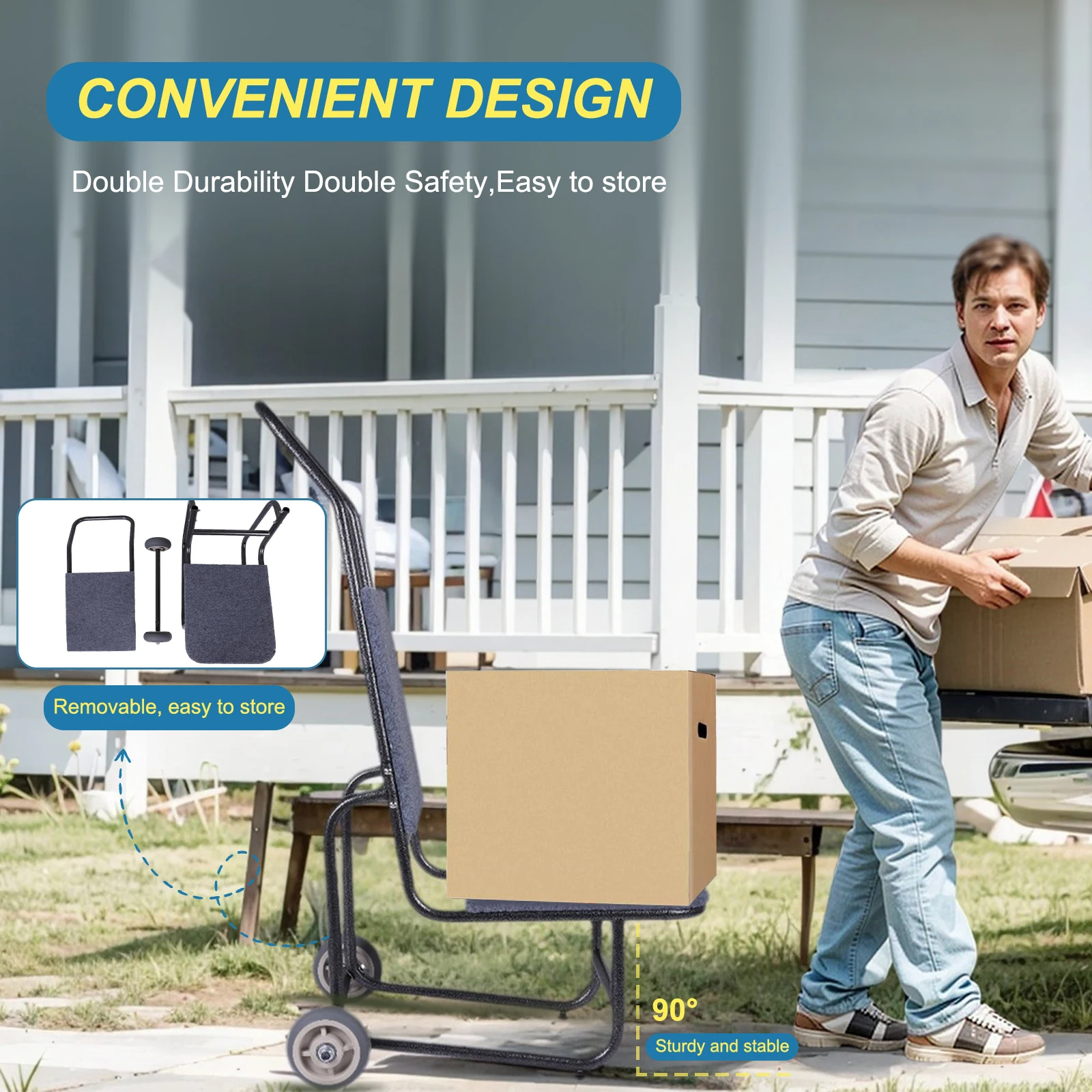 Thickened Chairs Transporter Multifunctional Portable Chair Move Trolley Wear Resist for Restaurant Wedding Outdoor
Thickened Chairs Transporter Multifunctional Portable Chair Move Trolley Wear Resist for Restaurant Wedding Outdoor