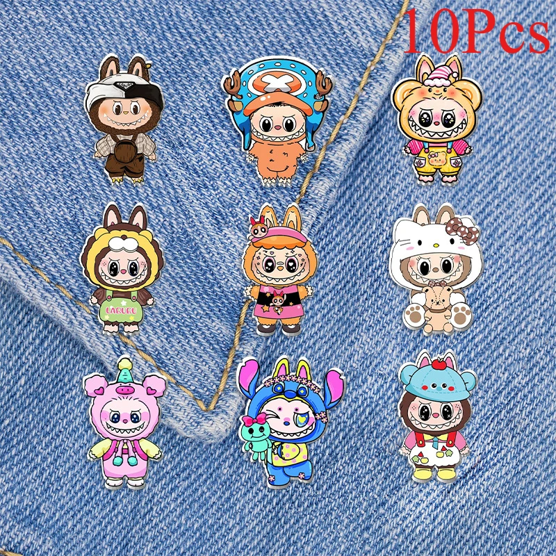 Cartoon Labubu Brooches Fashion Jewelry Acrylic Clothes Backpacks Decoration PINs Cute Personalized Creative Gifts for Friend
Cartoon Labubu Brooches Fashion Jewelry Acrylic Clothes Backpacks Decoration PINs Cute Personalized Creative Gifts for Friend