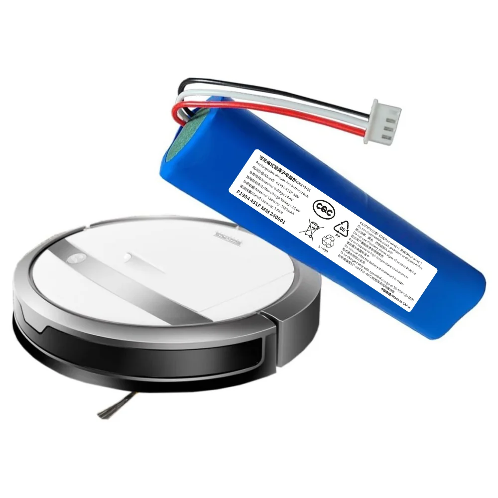 Сменная батарея 14.4V 3500mAh для роботов-пылесосов Ecovacs Deebot Ozmo 900, 901, 905, 920, 930, 937, N8, N8 Pro.
Сменная батарея 14.4V 3500mAh для роботов-пылесосов Ecovacs Deebot Ozmo 900, 901, 905, 920, 930, 937, N8, N8 Pro.