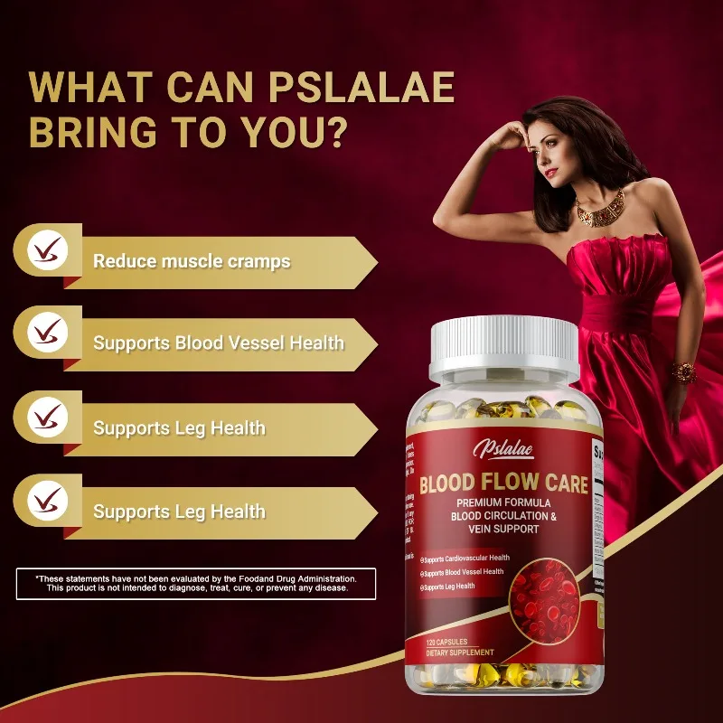 Blood Flow Care - Reduces Fatigue, Improves Leg, Heart and Cardiovascular Health, Blood Circulation, Enhance Immunity and Energy
Blood Flow Care - Reduces Fatigue, Improves Leg, Heart and Cardiovascular Health, Blood Circulation, Enhance Immunity and Energy