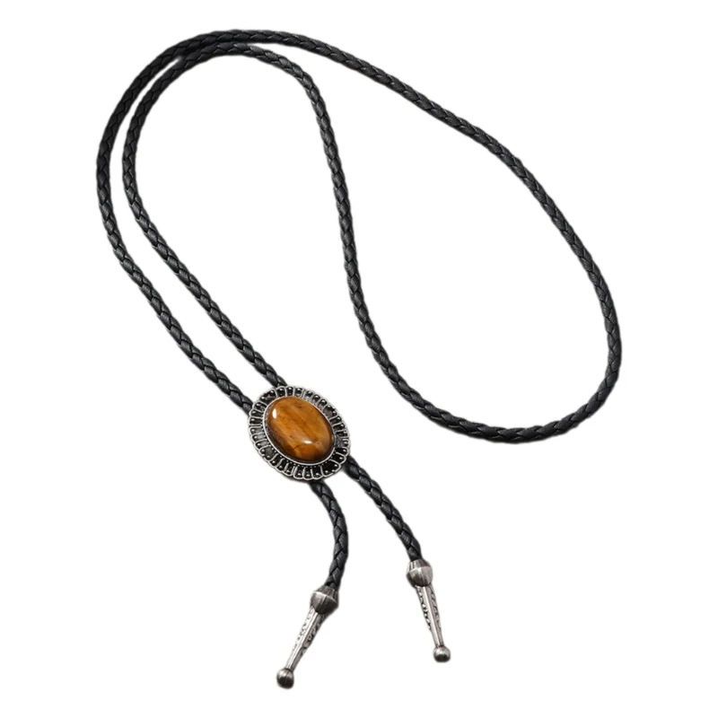 Unisex American Bolo Tie Punk Necktie Vintage Stone Jewelry Cowboy Hat Pendant Western Necklace Costume Accessories
Unisex American Bolo Tie Punk Necktie Vintage Stone Jewelry Cowboy Hat Pendant Western Necklace Costume Accessories
