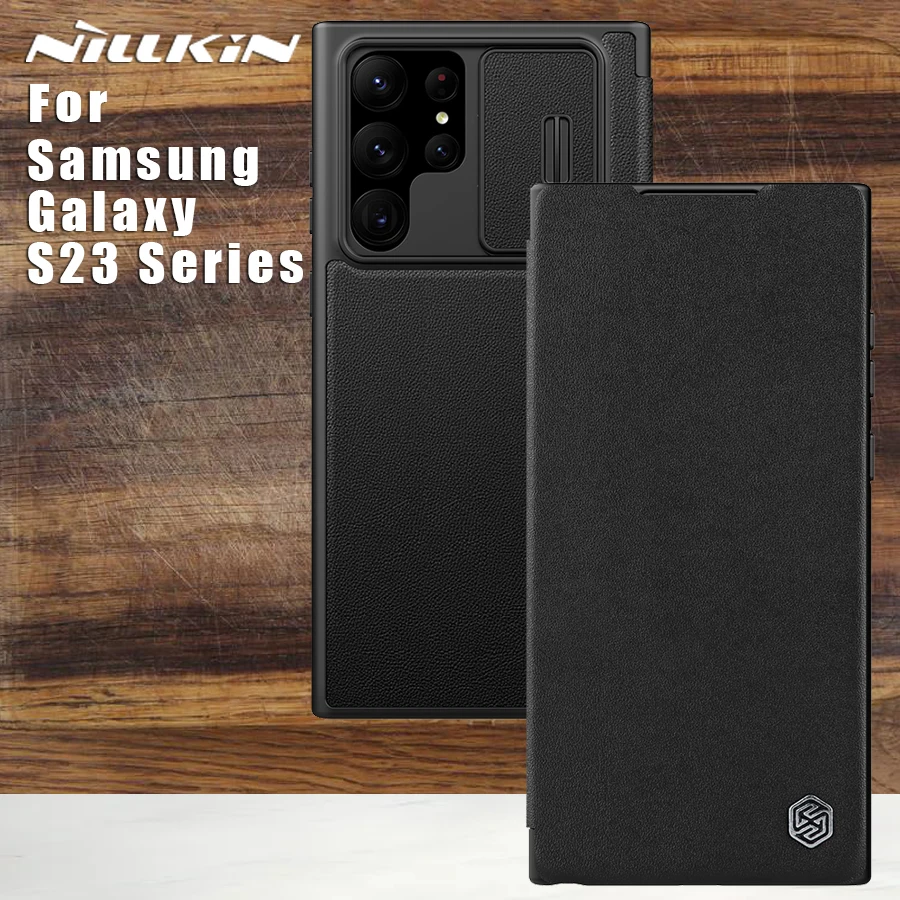 Чехол NILLKIN для Samsung Galaxy S23, Ультратонкий флип-чехол с тканевыми линзами, кожаный чехол-накладка с отделением для карт для SM S23 Ultrta
Чехол NILLKIN для Samsung Galaxy S23, Ультратонкий флип-чехол с тканевыми линзами, кожаный чехол-накладка с отделением для карт для SM S23 Ultrta