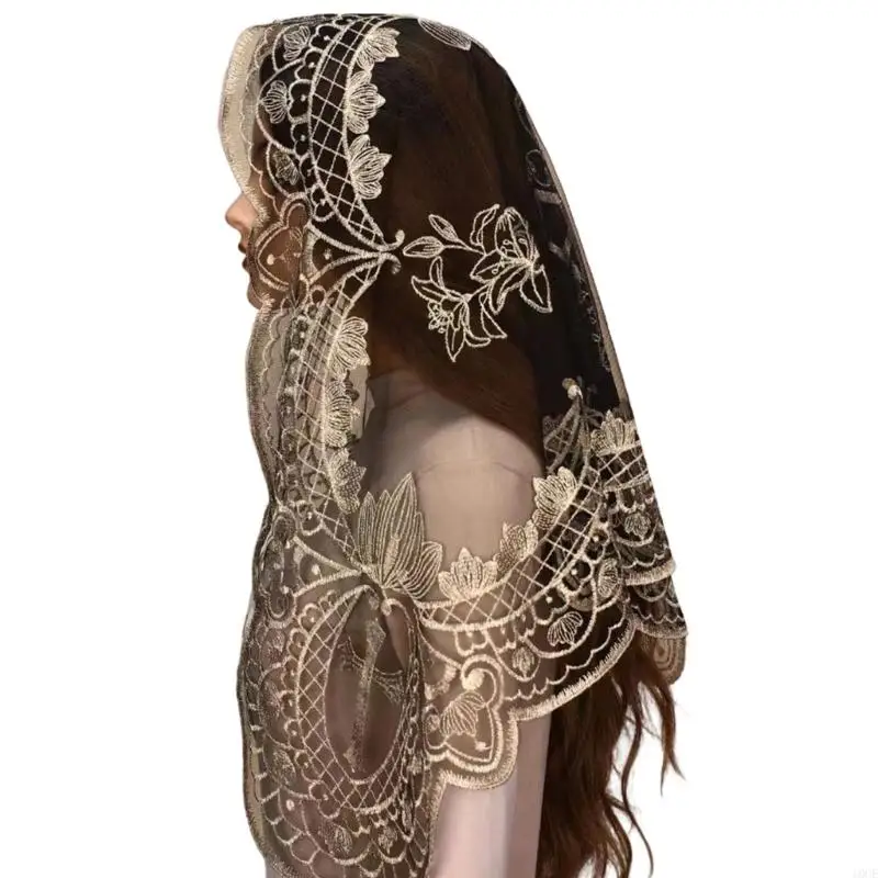 Elegant Lace Scarf Comfortable Head Cover Strong Polyester Material For Spiritual Moment Or Travel
Elegant Lace Scarf Comfortable Head Cover Strong Polyester Material For Spiritual Moment Or Travel