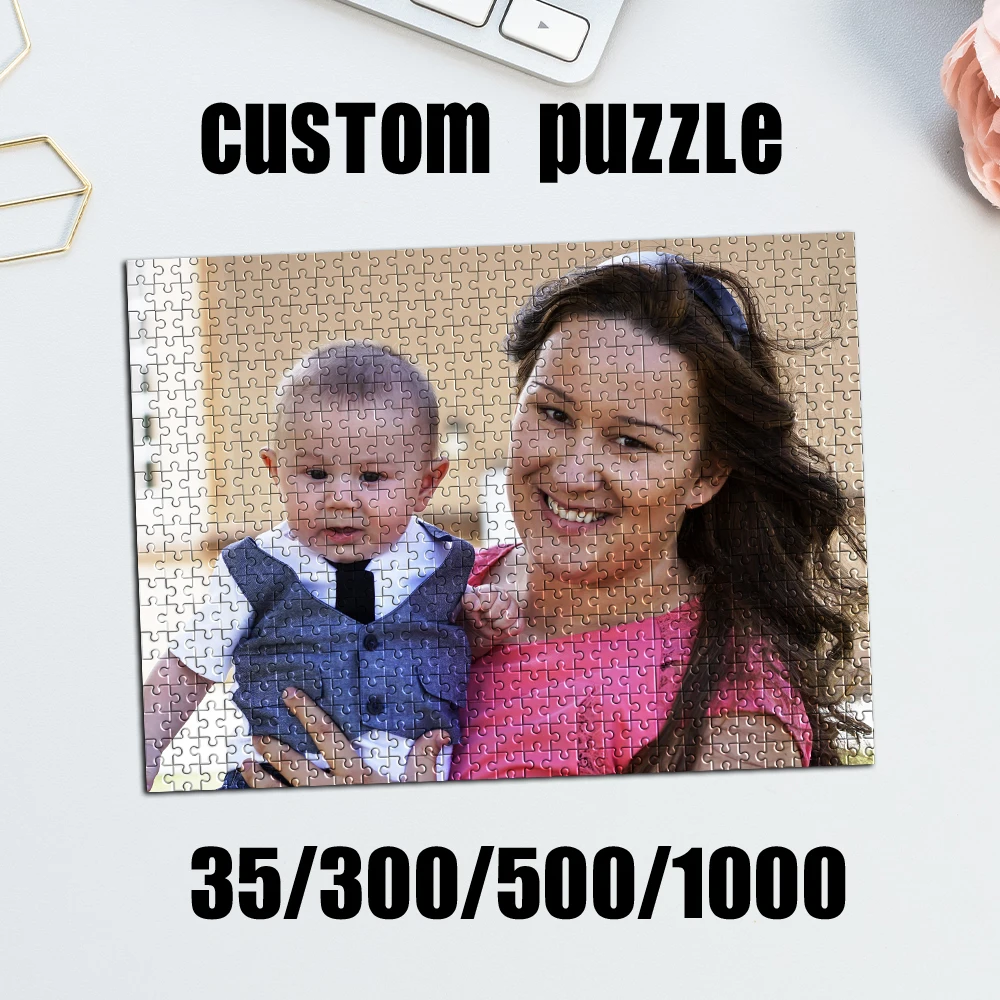 35/300/500/1000pcs Personalized Custom Photo Puzzle portrait Customize DIY Toy Decoration Collectiable Gift Present Christmas
35/300/500/1000pcs Personalized Custom Photo Puzzle portrait Customize DIY Toy Decoration Collectiable Gift Present Christmas