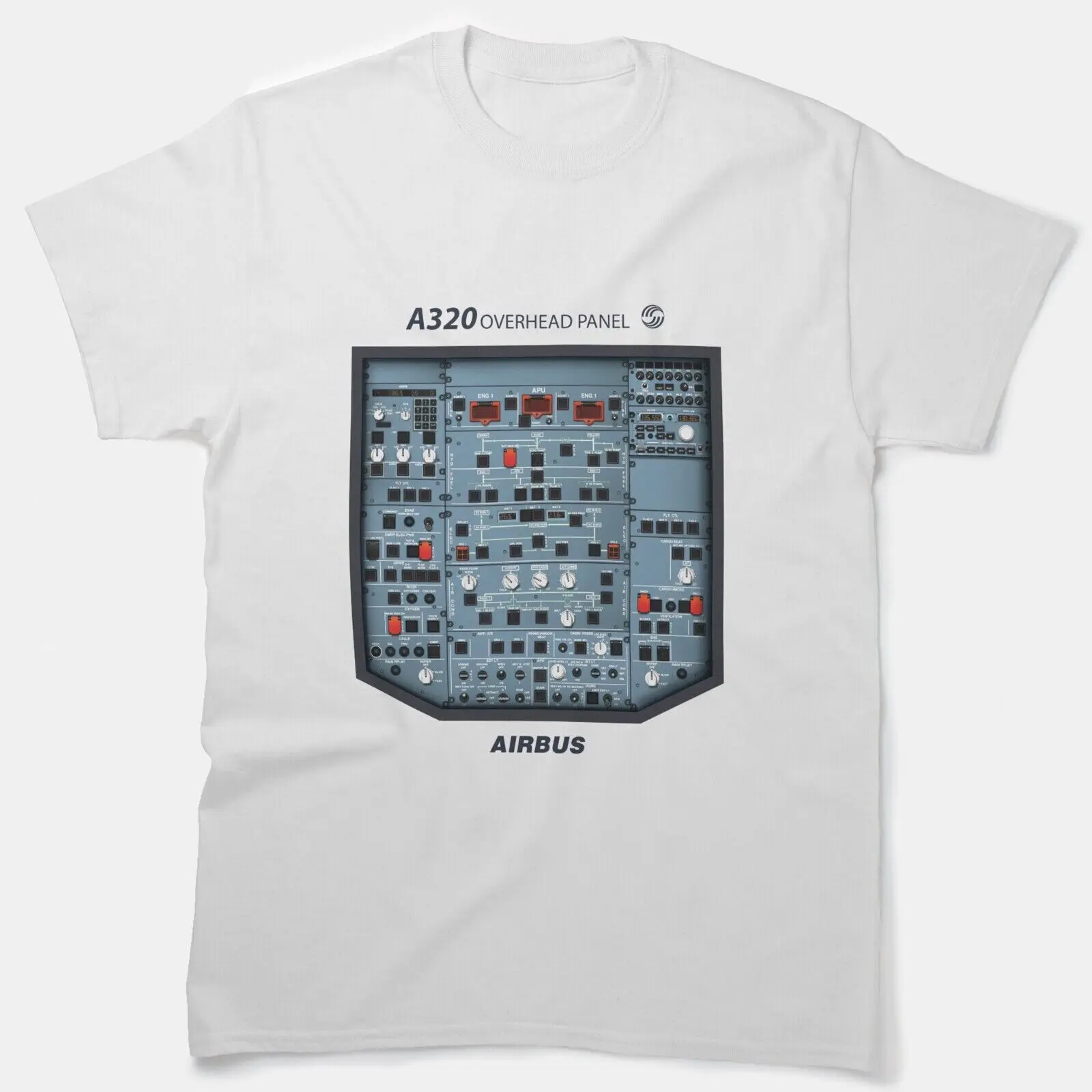 Airbus A320 Overhead Panel Classic T-Shirt Adult Regular Fit O-Necked T-shirt Classic T-Shirt Men's clothing
Airbus A320 Overhead Panel Classic T-Shirt Adult Regular Fit O-Necked T-shirt Classic T-Shirt Men's clothing