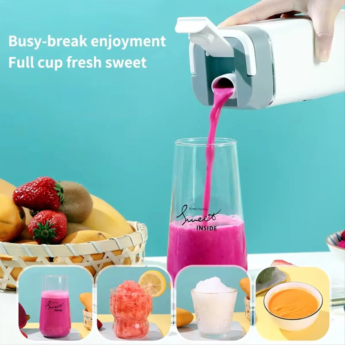 (A25M) Portable Blender Electric Juicer Fruit Mixers Fruit Extractors Smoothies Mixer Multifunctional Juice Maker Machine,A
(A25M) Portable Blender Electric Juicer Fruit Mixers Fruit Extractors Smoothies Mixer Multifunctional Juice Maker Machine,A