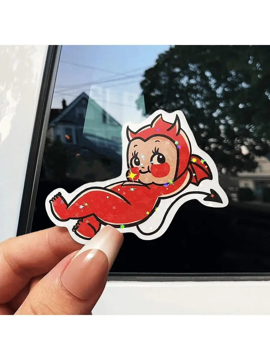 1pc/3pcs Adorable Red Devil Child Sticker - Waterproof Vinyl, Scratch-Resistant, Durable For Laptops, Helmets, Motorcycles, Tool
1pc/3pcs Adorable Red Devil Child Sticker - Waterproof Vinyl, Scratch-Resistant, Durable For Laptops, Helmets, Motorcycles, Tool