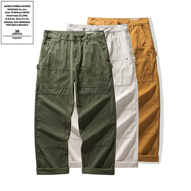 Japanese Sle Canvas Work Pants Multi-ket Outdoor Casual Trousers for Men And Women Climbing Trendy Workwear Long Trousers
Japanese Sle Canvas Work Pants Multi-ket Outdoor Casual Trousers for Men And Women Climbing Trendy Workwear Long Trousers