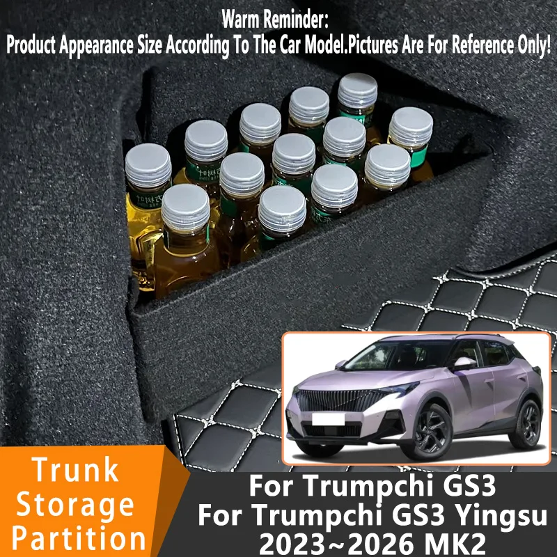 Auto Accessories For Trumpchi GS3 2023~2026 MK2 Car Organizer Thickening Trunk Side Partition Trunk Interior Storage Box Parts
Auto Accessories For Trumpchi GS3 2023~2026 MK2 Car Organizer Thickening Trunk Side Partition Trunk Interior Storage Box Parts