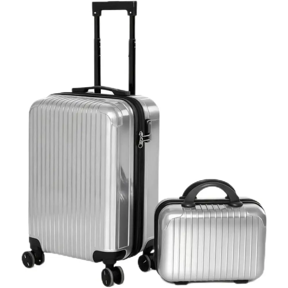 Lightweight Spinner Luggage Set: 21 & 14 Hardshell Carry-On Suitcases, Airline Approved
Lightweight Spinner Luggage Set: 21 & 14 Hardshell Carry-On Suitcases, Airline Approved