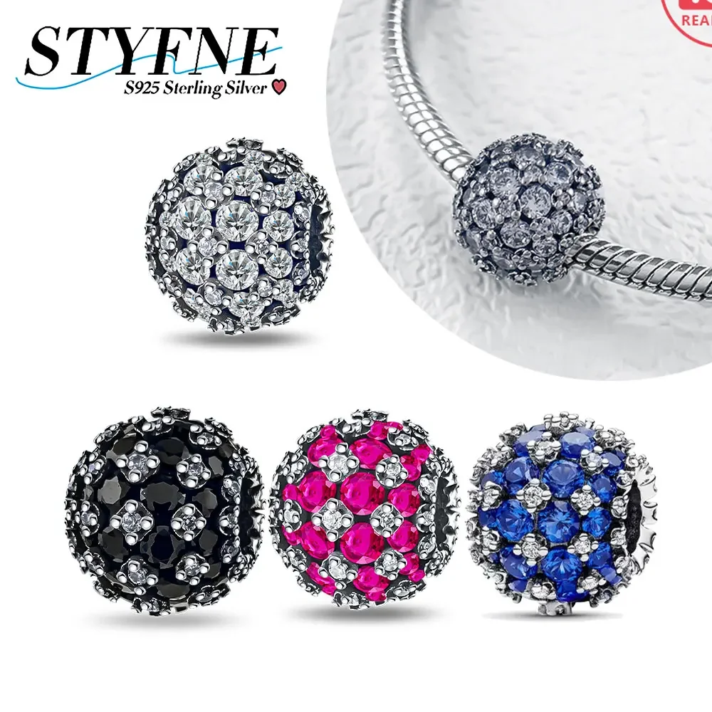 Сверкающий циркон из стерлингового серебра 925 пробы, аксессуары, подвеска из бисера, подходит для браслета, можно своими руками, ювелирные изделия, женский подарок
Сверкающий циркон из стерлингового серебра 925 пробы, аксессуары, подвеска из бисера, подходит для браслета, можно своими руками, ювелирные изделия, женский подарок