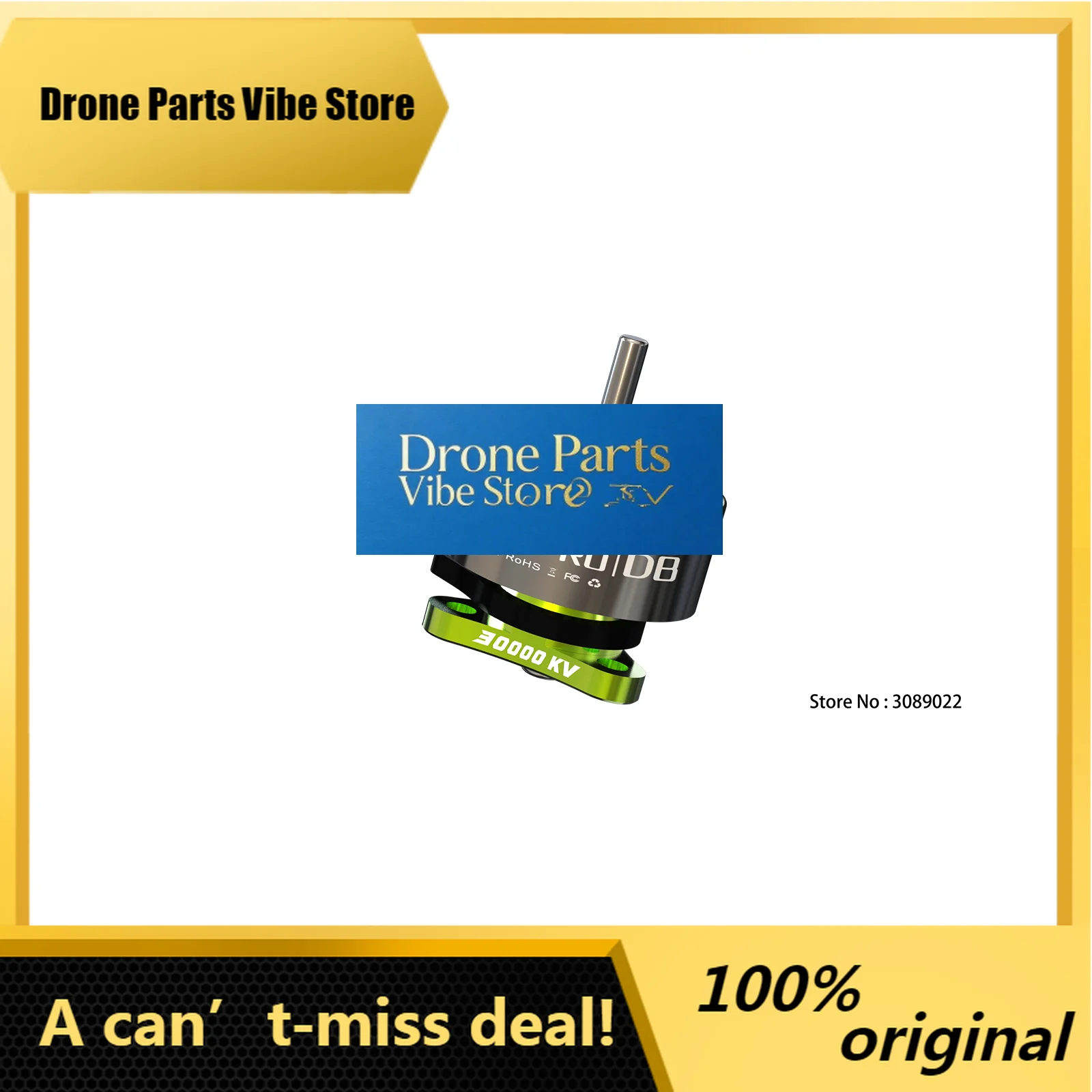 Drone PartsVCI HOBBY 0702 Pro DB 23000 27000 30000kv 1S FPV Brushless Motor GEMFAN 1219S Props Dual Ball Bearing For FPV RC Rac
Drone PartsVCI HOBBY 0702 Pro DB 23000 27000 30000kv 1S FPV Brushless Motor GEMFAN 1219S Props Dual Ball Bearing For FPV RC Rac