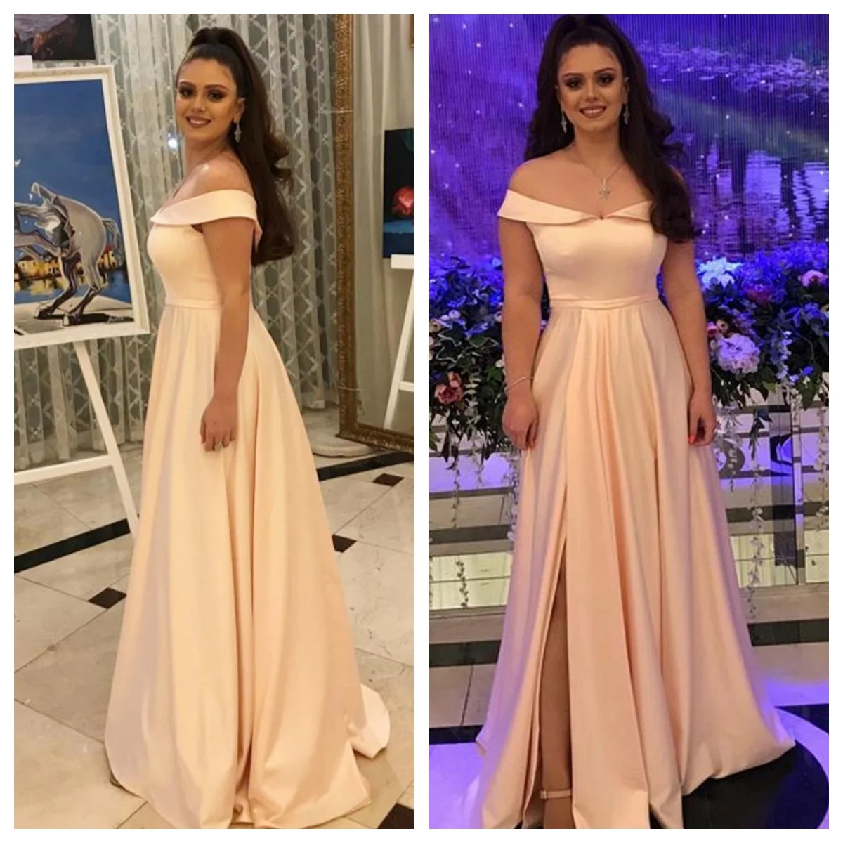 Customized Exquisite Satin Strapless Off the Shoulder Sleeveless Evening Dress Classic A-Line Sweep Train Special Occasion Gowns
Customized Exquisite Satin Strapless Off the Shoulder Sleeveless Evening Dress Classic A-Line Sweep Train Special Occasion Gowns