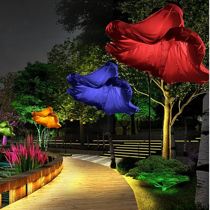 Induction flower mechanical opening and closing flower, Meichen device air mold, morning glory simulation flower
Induction flower mechanical opening and closing flower, Meichen device air mold, morning glory simulation flower