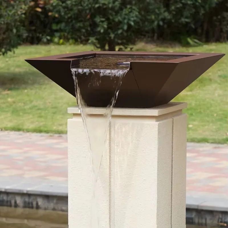 Custom Square Garden Water Bowl Stainless Steel Spillway Waterfall For Outdoor Pond Landscape Rust Resistant Exterior Finish
Custom Square Garden Water Bowl Stainless Steel Spillway Waterfall For Outdoor Pond Landscape Rust Resistant Exterior Finish