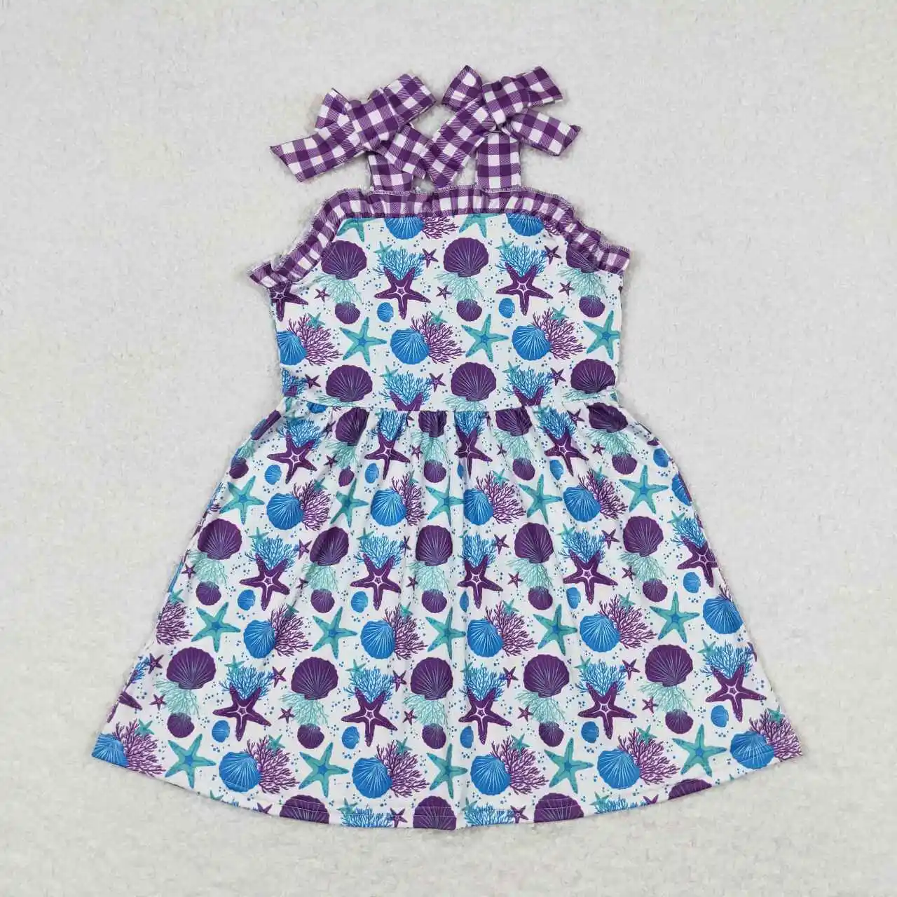 GSD0913 Boutique Baby Toddler Girls Summer Dress Shell Print Sleeveless Kids Boutique Clothes
GSD0913 Boutique Baby Toddler Girls Summer Dress Shell Print Sleeveless Kids Boutique Clothes
