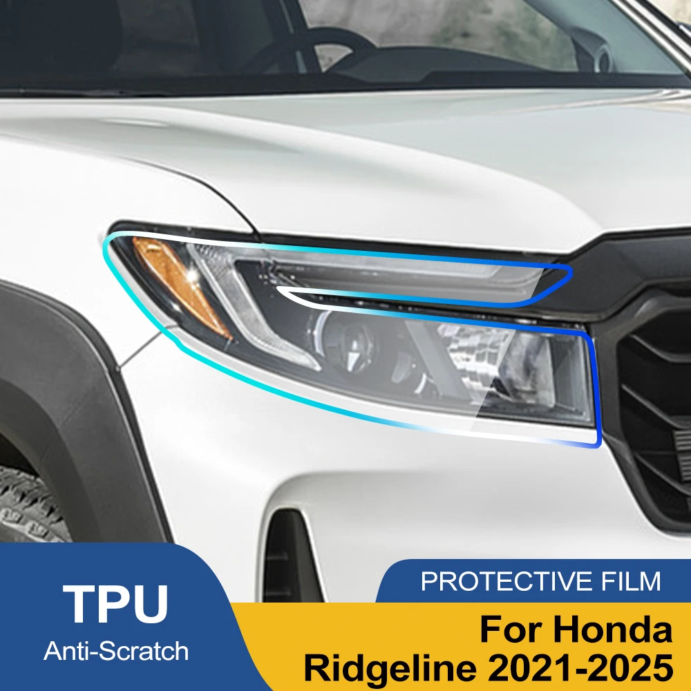 Smoke Black Car Headlight Protective Film For Honda Ridgeline 2021-2025 TPU PPF Anti-Scratch High-Gloss Pre Cut Vinyl Wrap Film
Smoke Black Car Headlight Protective Film For Honda Ridgeline 2021-2025 TPU PPF Anti-Scratch High-Gloss Pre Cut Vinyl Wrap Film