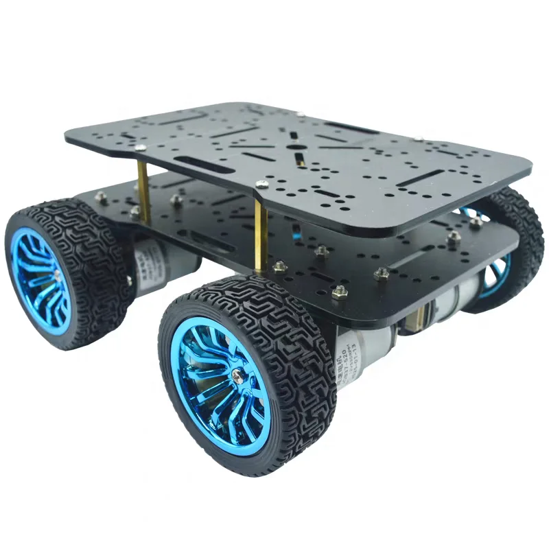 DC Geared Motor 4 Wheels Car Chassis Kit Encoder Motor Obstacle Avoidance Smart Car Chassis
DC Geared Motor 4 Wheels Car Chassis Kit Encoder Motor Obstacle Avoidance Smart Car Chassis