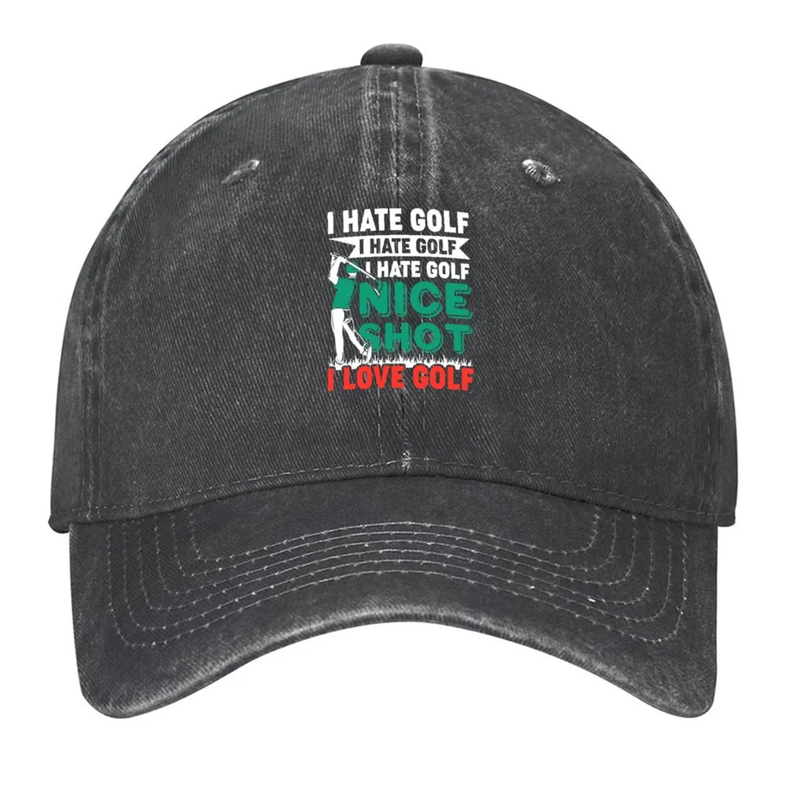 I Hate Golf - Nice Shot - I Love Golf Baseball Cap cute hiking hat hard hat Sun Hat For Children Men Women's
I Hate Golf - Nice Shot - I Love Golf Baseball Cap cute hiking hat hard hat Sun Hat For Children Men Women's
