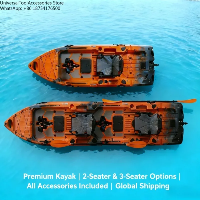 Custom Modular Inflatable Kayak, Electric & Pedal Drive, Durable Anti-Collision Design, Multi-Use Premium Aluminum Seat
Custom Modular Inflatable Kayak, Electric & Pedal Drive, Durable Anti-Collision Design, Multi-Use Premium Aluminum Seat