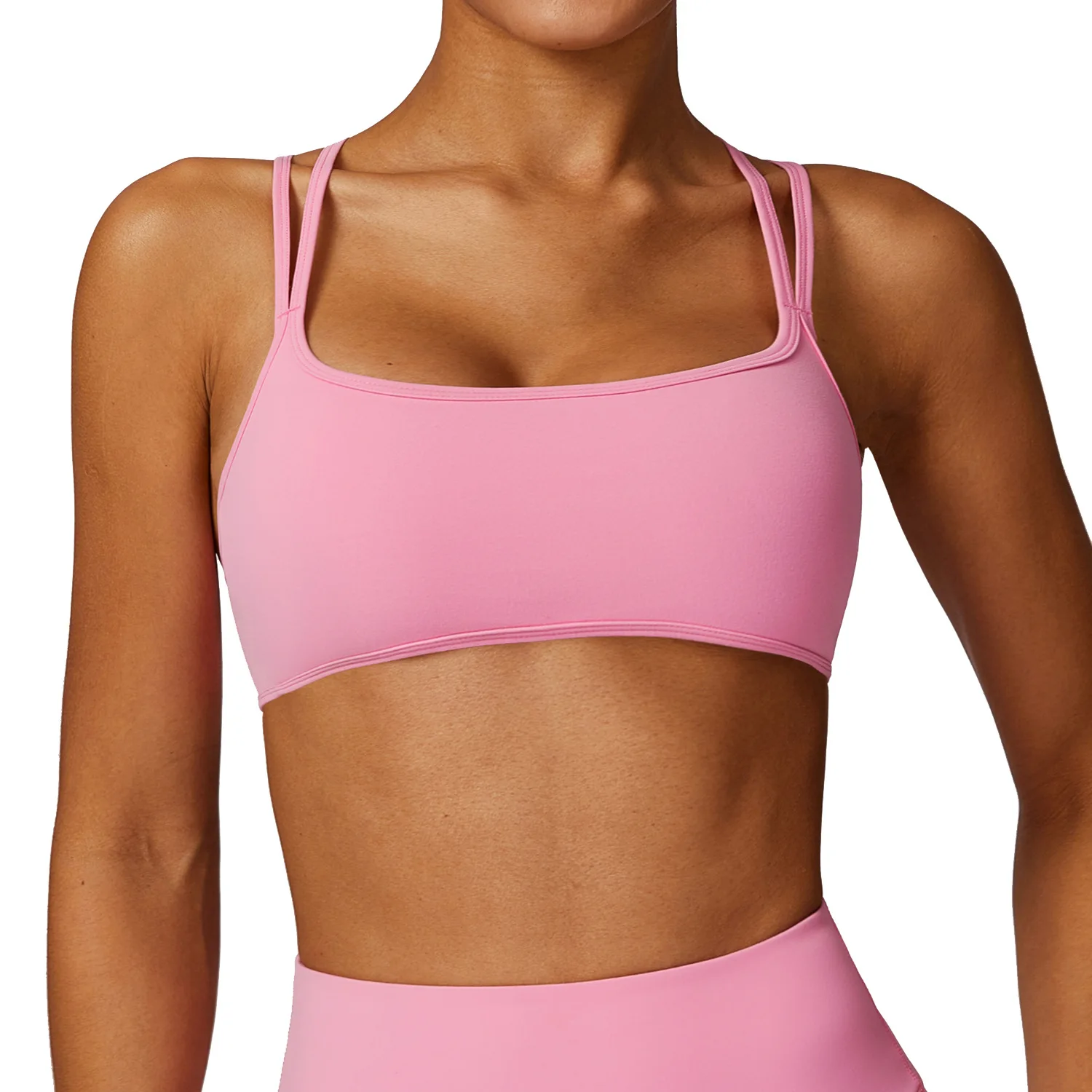 Womens Sports Bra Double Strap Padded Breathable Quick Dry High Support Fitness Yoga Running Gym Workout
Womens Sports Bra Double Strap Padded Breathable Quick Dry High Support Fitness Yoga Running Gym Workout