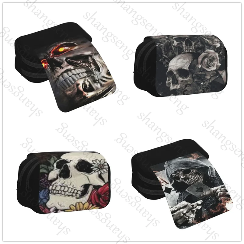 Evil Hands Skull Double Layer Flip Pencil Bag School Supplies Children's Pencil Box Storage Cosmetic Bag Gift
Evil Hands Skull Double Layer Flip Pencil Bag School Supplies Children's Pencil Box Storage Cosmetic Bag Gift