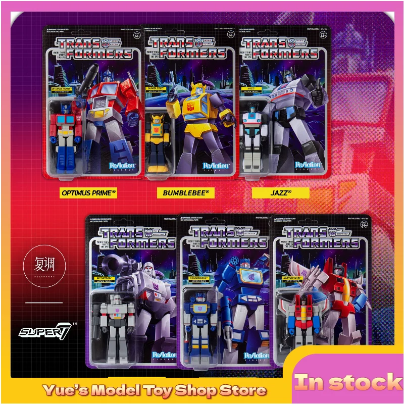 【In Stock】Transformation Toys Super7 Hanging Card Series 1 Op Commander Laowei Bee Movable Robot Doll Model Toy Collection Gift
【In Stock】Transformation Toys Super7 Hanging Card Series 1 Op Commander Laowei Bee Movable Robot Doll Model Toy Collection Gift