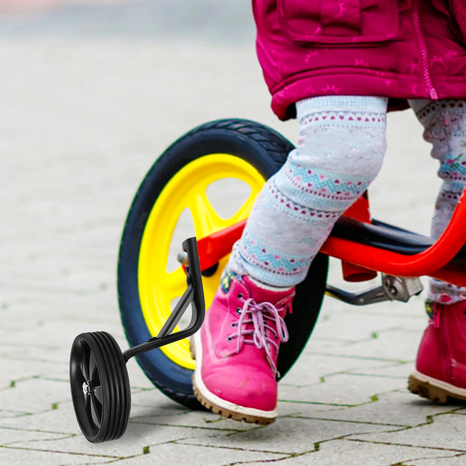 Auxiliary Wheel Accessories 12-16 Inch Black Kids Bike Stabiliser Replaceable Training Wheels Durable Safe Easy Installation
Auxiliary Wheel Accessories 12-16 Inch Black Kids Bike Stabiliser Replaceable Training Wheels Durable Safe Easy Installation