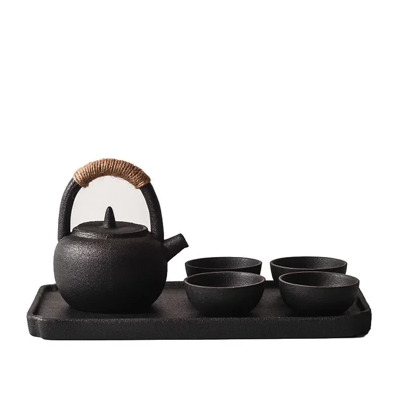 200ml Japanese Coarse Pottery Girder Pot Retro Mini Ceramic Trumpet Teapot Handmade Stone Tea Maker Kettle Kung Fu Tea Set Gift
200ml Japanese Coarse Pottery Girder Pot Retro Mini Ceramic Trumpet Teapot Handmade Stone Tea Maker Kettle Kung Fu Tea Set Gift