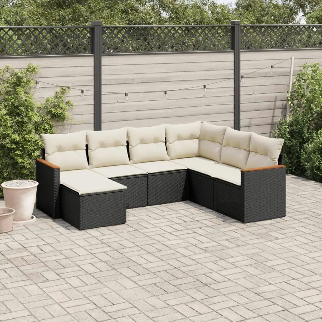 Large Black PE Rattan Garden Sofa Set with Powder Coated Steel Frame Outdoor Seating Furniture
Large Black PE Rattan Garden Sofa Set with Powder Coated Steel Frame Outdoor Seating Furniture