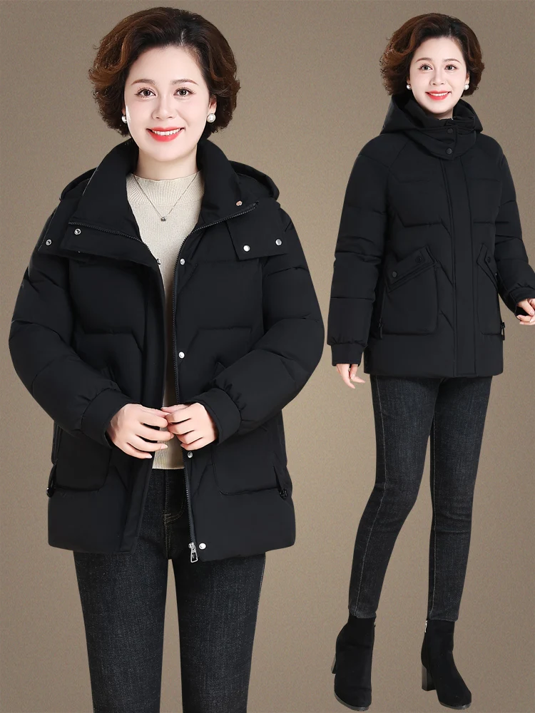 Red down Cotton Jaet ort Sle Women's Coat Mommy andmother Winter Clothes Warm Windproof Large Size Zipper Casual Sle
Red down Cotton Jaet ort Sle Women's Coat Mommy andmother Winter Clothes Warm Windproof Large Size Zipper Casual Sle
